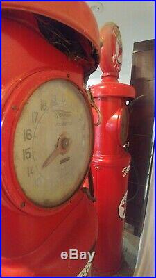 2 Tokheim Clock Face Model 850 Gas Pumps & Air Meter Texaco Gas Station