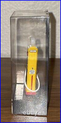 (6) CITY Vintage SHELL/ TEXACO 1/43 Miniature Model Diecast Fuel Gas Pumps