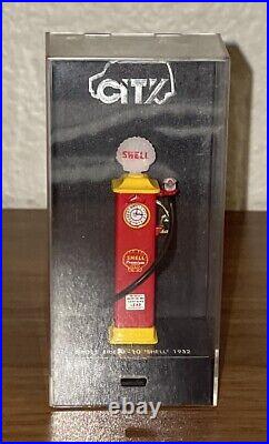 (6) CITY Vintage SHELL/ TEXACO 1/43 Miniature Model Diecast Fuel Gas Pumps