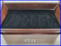 6 Franklin Mint Gas Pump Collector Knifes withDisplay Case Texaco Mobilgas, Etc
