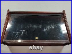 6 Franklin Mint Gas Pump Collector Knifes withDisplay Case Texaco Mobilgas, Etc