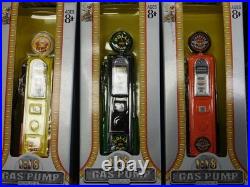 7 Different 1/18 Diecast Replica Gasoline Gas Pump Vintage by Road Signature