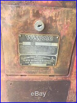 Antique 1930s 40s Wayne Model 70 Texaco Gas Pump Original Gas And Oil