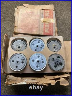 Antique Gas Pump Number Counter Wheels NOS Set (Possibly Texaco Fire Chief)