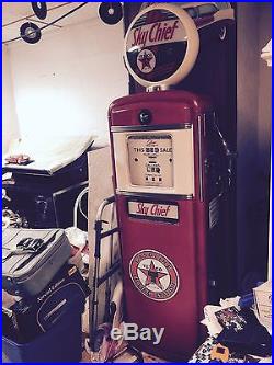 Antique Gas Pump, Texaco Sky Chief Authentic