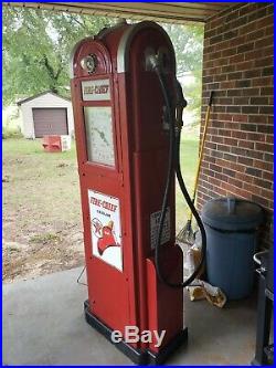 Authentic Wayne 866 Gas Pump Texaco Older Restoration