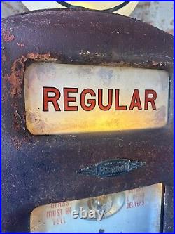 Bennett Texaco Firechief Gas Pump Original Signs, Original Texaco Star Globe