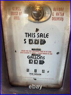 Bennett Texaco Firechief Gas Pump Original Signs, Original Texaco Star Globe