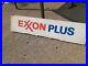 C_1960s_Original_Exxon_Plus_Gas_Station_Sign_Metal_Pump_Topper_Oil_Mobile_Texaco_01_egn