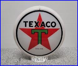 Capcolite 216 Texaco 1982 Glass & Plastic Gas Pump Globe