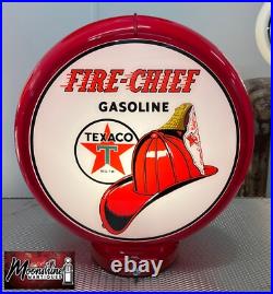 Custom 1960's TEXACO Fire Chief Bennett Gas Pump with Display Shelves
