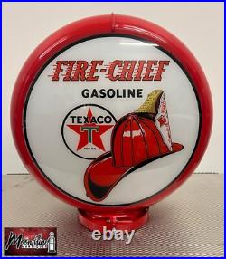 Custom 1960's TEXACO Fire Chief Bennett Gas Pump with Display Shelves