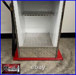 Custom 1960's TEXACO Fire Chief Bennett Gas Pump with Display Shelves