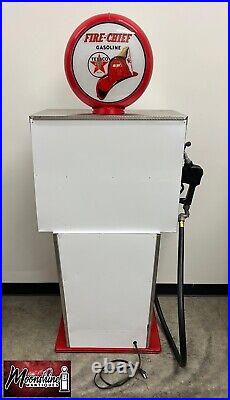 Custom 1960's TEXACO Fire Chief Bennett Gas Pump with Display Shelves Custom 1960's TEXACO Fire Chief Bennett Gas Pump with Display Shelves