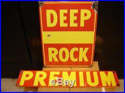 Deep Rock Gasoline Vintage Gas Pump Premium Not Mobil Shell Texaco Gulf