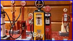Danbury Mint Diecast Gas Pump Full Collection Of 12 Texaco Sunoco Shell Derby