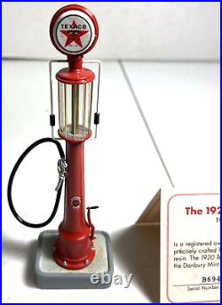 Danbury Mint Gas Pump The 1920 Texaco Fry Model 117 with C. O. A. In 1/24 scale