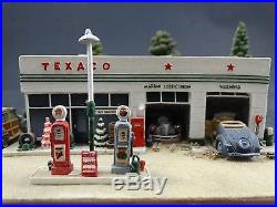 Danbury Mint Texaco Service Station Model Vtg Gasoline Gas Pump 1950's Display
