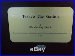 Danbury Mint Texaco Service Station Model Vtg Gasoline Gas Pump 1950's Display