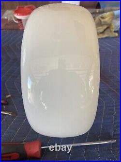 Eco Airmeter Texaco Mini Globe Milk Glass 9 3 Base Gas Pump Vintage Style