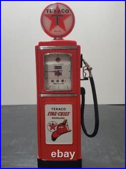 Franklin Mint 1956 Texaco Fire Chief Tokheim 8 Gas Pump Clock Light Diecast