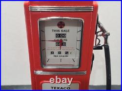 Franklin Mint 1956 Texaco Fire Chief Tokheim 8 Gas Pump Clock Light Diecast