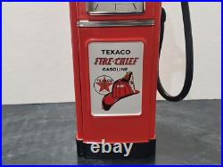 Franklin Mint 1956 Texaco Fire Chief Tokheim 8 Gas Pump Clock Light Diecast