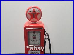 Franklin Mint 1956 Texaco Fire Chief Tokheim 8 Gas Pump Clock Light Diecast