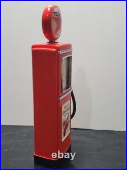 Franklin Mint 1956 Texaco Fire Chief Tokheim 8 Gas Pump Clock Light Diecast