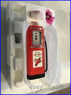 Franklin Texaco Fire Chief Gas Pump Clock New in box, Excellent