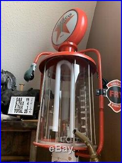 Fry Texaco Gas Pump Visible Glass