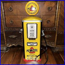 GEARBOX TOY REPLICA PENNZOIL GAS PUMP 32 TALL Metal & Plastic