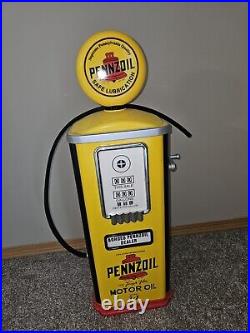 GEARBOX TOY REPLICA PENNZOIL GAS PUMP 32 TALL (No Nozzle)