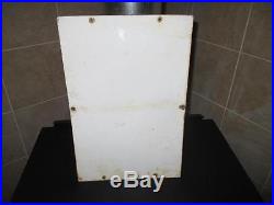 GREAT LOOK 3-9-64 Vintage TEXACO SKY CHIEF SUPREME Old Gas Pump Porcelain Sign