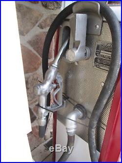 Gas Boy Gas Pump withKey Box Texaco Fire Chief Lighted Globe, Display only