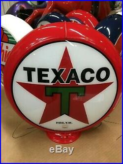 Gas Pump Globes / Licensed Texaco Gas Pump Globe / Petro / Texaco Gas Gas & Oil