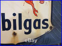 Gas Pump Sign, Mobilgas Sign, Gas Pump, Porcelain Sign, Texaco, Sinclair, Mobil