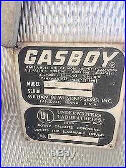 Gasboy Gas Pump Model 53 Service Station Garage Oil Gulf Texaco Pure Sinclair