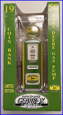 Gearbox 1920 Texaco Wayne & 1950 John Deere Gas Pump Coin Banks, Limited Edition