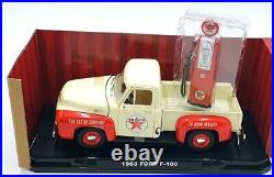 Greenlight 1/18 Scale Diecast 12991 1953 Ford F-100 And Texaco Gas Pump