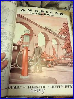 HTF 1932 Indian Refining Co. Gas Pumps Install Manual Includes 6 Diff Meter Pump