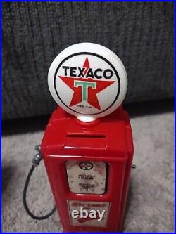 IDEAL TEXACO Gas Pump Bank withbox for Fire Chief Gasoline (Plastic)