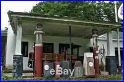 Lot Of 11 Service Station Items Texaco Sign Tokheim Gas Pump Esso Sign Reco Pump