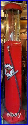 MILWAUKEE Visible Gas Pump restored to TEXACO with Gas Globe sign