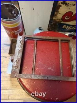 Martin & Schwartz Texaco Visible Gas Pump Price Numbers Sign Holder Box Parts