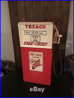 Metal Texaco Fire-Chief Childs Wolverine Gas Pump