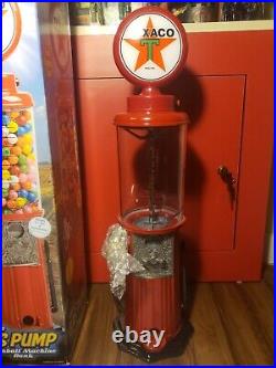 NEW Carousel 21 Gas Texaco Pump Gumball Machine Vending Cast Metal Bank