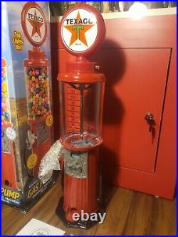 NEW Carousel 21 Gas Texaco Pump Gumball Machine Vending Cast Metal Bank