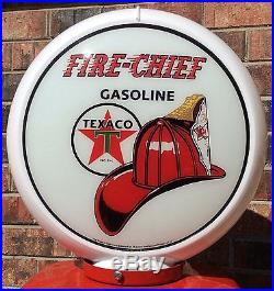 New Texaco Fire Chief Reproduction Gas Pump Red On All 4 Sides Free Ship