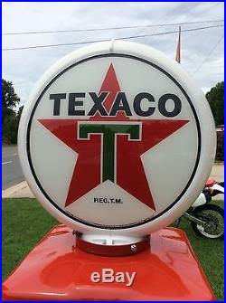 New Texaco Star Reproduction Replica Gas Pump Red On All 4 Sides Free Ship